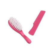 Set perie si pieptan pentru bebelusi Thermobaby-Rose bonbon DNBTHE141097