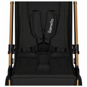 Carucior sport, Lionelo, Cloe, Cu accesorii, Cadru din aluminiu, Pana la 22 kg, Usor, Pliere compacta pentru avion, cu o singura mana, Ideal pentru toate tipurile de suprafete, 6 luni+, Black Onyx BYNLO-CLOE_BLACK_ONYX