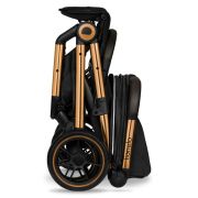 Carucior sport, Lionelo, Cloe, Cu accesorii, Cadru din aluminiu, Pana la 22 kg, Usor, Pliere compacta pentru avion, cu o singura mana, Ideal pentru toate tipurile de suprafete, 6 luni+, Black Onyx BYNLO-CLOE_BLACK_ONYX