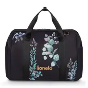Geanta pentru mamici, Lionelo, Ida, Golden Moments, Editie limitata, Cu multiple compartimente, Negru BYNLO-IDA_GOLDEN_MOMENTS