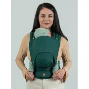 Marsupiu isara quick half buckle evergreen linen