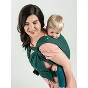 Marsupiu isara quick half buckle evergreen linen