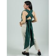 Marsupiu isara quick half buckle evergreen linen