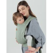 Marsupiu isara quick half buckle sage green linen