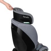 Scaun auto, Lionelo, Lavender I-size, Isofix, Cu centura TopTether, Cu spatar inclinabil in 5 pozitii, Cu tetiera reglabila in 13 pozitii, Instalare cu fata inainte, 9-36 Kg, 76-150 cm, Conform cu ECE R129, Gri BYNLO-LAVENDER_I-SIZE_GREY_STONE
