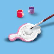 Set creativ mulaj si pictura - Set 3 panze de pictat printese