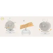 Balansoar, Lionelo, Iris, 2 in 1, Rotire 360 grade, Electric, Cu 3 moduri de leganare, Cu 5 trepte de viteza, Cu 3 pozitii de inclinare, 12 melodii, Silentios, Pana la 9 kg, Bej BYNLO-IRIS_BEIGE_SAND