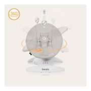 Balansoar, Lionelo, Iris, 2 in 1, Rotire 360 grade, Electric, Cu 3 moduri de leganare, Cu 5 trepte de viteza, Cu 3 pozitii de inclinare, 12 melodii, Silentios, Pana la 9 kg, Bej BYNLO-IRIS_BEIGE_SAND