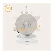 Balansoar, Lionelo, Iris, 2 in 1, Rotire 360 grade, Electric, Cu 3 moduri de leganare, Cu 5 trepte de viteza, Cu 3 pozitii de inclinare, 12 melodii, Silentios, Pana la 9 kg, Bej BYNLO-IRIS_BEIGE_SAND