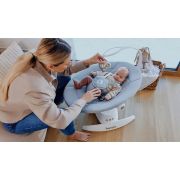 Balansoar, Lionelo, Iris, 2 in 1, Rotire 360 grade, Electric, Cu 3 moduri de leganare, Cu 5 trepte de viteza, Cu 3 pozitii de inclinare, 12 melodii, Silentios, Pana la 9 kg, Bej BYNLO-IRIS_BEIGE_SAND