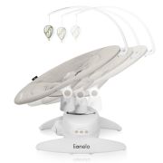 Balansoar, Lionelo, Iris, 2 in 1, Rotire 360 grade, Electric, Cu 3 moduri de leganare, Cu 5 trepte de viteza, Cu 3 pozitii de inclinare, 12 melodii, Silentios, Pana la 9 kg, Bej BYNLO-IRIS_BEIGE_SAND