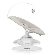 Balansoar, Lionelo, Iris, 2 in 1, Rotire 360 grade, Electric, Cu 3 moduri de leganare, Cu 5 trepte de viteza, Cu 3 pozitii de inclinare, 12 melodii, Silentios, Pana la 9 kg, Bej BYNLO-IRIS_BEIGE_SAND