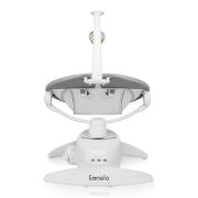 Balansoar, Lionelo, Iris, 2 in 1, Rotire 360 grade, Electric, Cu 3 moduri de leganare, Cu 5 trepte de viteza, Cu 3 pozitii de inclinare, Pana la 9 kg, Gri BYNLO-IRIS_GREY_CONCRETE
