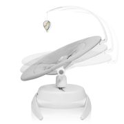 Balansoar, Lionelo, Iris, 2 in 1, Rotire 360 grade, Electric, Cu 3 moduri de leganare, Cu 5 trepte de viteza, Cu 3 pozitii de inclinare, Pana la 9 kg, Gri BYNLO-IRIS_GREY_CONCRETE