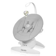 Balansoar, Lionelo, Iris, 2 in 1, Rotire 360 grade, Electric, Cu 3 moduri de leganare, Cu 5 trepte de viteza, Cu 3 pozitii de inclinare, Pana la 9 kg, Gri BYNLO-IRIS_GREY_CONCRETE