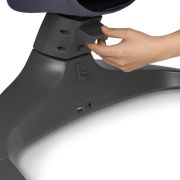 Balansoar si sezlong, Lionelo, Ralf, 2 in 1, Electric, Cu telecomanda si cablu USB, Cu miscare laterala de balansare si 5 niveluri diferite de viteza, Cu 12 melodii, Gri/Alb BYNLO-RALF_GREY_WHITE