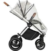 Carucior 3 in 1, FreeON, Joy, Reversibil, Cu cadru din aluminiu, Scoica auto, Husa picioare, Geanta mamici si accesorii, Conform cu standardele europene de securitate R129, Gri BYN49676