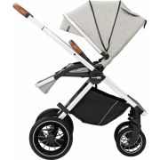 Carucior 3 in 1, FreeON, Joy, Reversibil, Cu cadru din aluminiu, Scoica auto, Husa picioare, Geanta mamici si accesorii, Conform cu standardele europene de securitate R129, Gri BYN49676