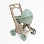Carucior pentru papusa MyKids 0121/01eco Beige-Turquoise 00086918