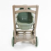 Carucior pentru papusa MyKids 0121/01eco Beige-Turquoise 00086918