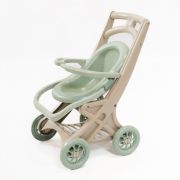 Carucior pentru papusa MyKids 0122/01eco Beige-Turquoise 00086916