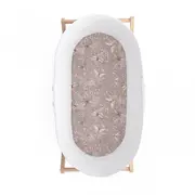 Cearsaf Din Bumbac Cu Elastic Pe Contur Pentru Landou Si Cosulete, Cherry Dark Pjb1686