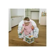 Centru de activitati, Free2Play, Cu figurine, Cu ciocanel, Din lemn, Conform cu standardul european de securitate EN71/123, 15 x 15 x 12 cm, 12 luni+, Multicolor BYN80616