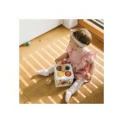 Centru de activitati, Free2Play, Cu figurine, Cu ciocanel, Din lemn, Conform cu standardul european de securitate EN71/123, 15 x 15 x 12 cm, 12 luni+, Multicolor BYN80616