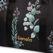 Geanta pentru mamici, Lionelo, Ida, Golden Moments, Editie limitata, Cu multiple compartimente, Negru BYNLO-IDA_GOLDEN_MOMENTS