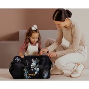 Geanta pentru mamici, Lionelo, Ida, Golden Moments, Editie limitata, Cu multiple compartimente, Negru BYNLO-IDA_GOLDEN_MOMENTS