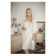 Halat   Kimono Pentru Gravide Si Mamici, Vascoza Si In, Marime Universala, Sepia Rose Pjb487937-5376