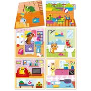 Joc montessori  - casuta animalutelor