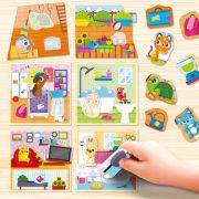 Joc montessori  - casuta animalutelor