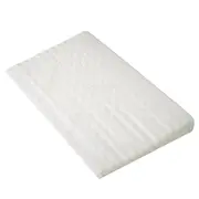 Perna oblica, New Baby, Basic, Asigura o pozitie corecta, Antialergica, Din spuma, Cu husa detasabila, 59x37 cm, 0 luni+, White BYN54747