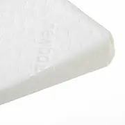 Perna oblica, New Baby, Basic, Asigura o pozitie corecta, Antialergica, Din spuma, Cu husa detasabila, 59x37 cm, 0 luni+, White BYN54747