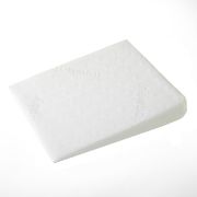 Perna oblica, New Baby, Basic, Pentru carucior, Asigura o pozitie corecta, Antialergica, Din spuma, Cu husa detasabila, 30x37 cm, 0 luni+, White BYN54748