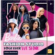 Set de colorat cu activitati barbie - fashion studio