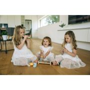Set instrumente muzicale, Free2Play, 5 in 1, Contine xilofon, Fluier, Din lemn, Conform cu standardul european de securitate EN71/123, 3 ani+, Multicolor BYN80586