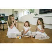 Set instrumente muzicale, Free2Play, 5 in 1, Contine xilofon, Fluier, Din lemn, Conform cu standardul european de securitate EN71/123, 3 ani+, Multicolor BYN80586