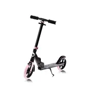 Trotineta, Lionelo, Luca, Pentru copii sau adulti, Ultrapliabila, Pana la 100 Kg, Conform cu standardul european de securitate EN14619, Roz BYNLO-LUCA_BLACK_CARBON_PINK