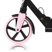 Trotineta, Lionelo, Luca, Pentru copii sau adulti, Ultrapliabila, Pana la 100 Kg, Conform cu standardul european de securitate EN14619, Roz BYNLO-LUCA_BLACK_CARBON_PINK