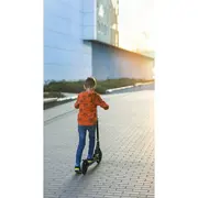 Trotineta, Lionelo, Luca, Pentru copii sau adulti, Ultrapliabila, Pana la 100 Kg, Conform cu standardul european de securitate EN14619, Roz BYNLO-LUCA_BLACK_CARBON_PINK