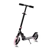 Trotineta, Lionelo, Luca, Pentru copii sau adulti, Ultrapliabila, Pana la 100 Kg, Conform cu standardul european de securitate EN14619, Roz BYNLO-LUCA_BLACK_CARBON_PINK