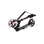 Trotineta, Lionelo, Luca, Pentru copii sau adulti, Ultrapliabila, Pana la 100 Kg, Conform cu standardul european de securitate EN14619, Roz BYNLO-LUCA_BLACK_CARBON_PINK