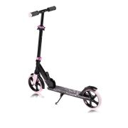 Trotineta, Lionelo, Luca, Pentru copii sau adulti, Ultrapliabila, Pana la 100 Kg, Conform cu standardul european de securitate EN14619, Roz BYNLO-LUCA_BLACK_CARBON_PINK