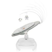 Balansoar, Lionelo, Mell, 2 in 1, Rotire 360 grade, Electric, Cu 3 moduri de leganare, Cu 5 trepte de viteza, Cu 3 pozitii de inclinare, Cu timer, 12 melodii si 2 sunete ale naturii, Pana la 9 kg, Bej BYNLO-MELL_BEIGE_SAND