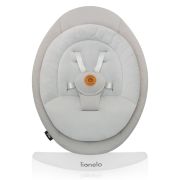 Balansoar, Lionelo, Mell, 2 in 1, Rotire 360 grade, Electric, Cu 3 moduri de leganare, Cu 5 trepte de viteza, Cu 3 pozitii de inclinare, Cu timer, 12 melodii si 2 sunete ale naturii, Pana la 9 kg, Bej BYNLO-MELL_BEIGE_SAND