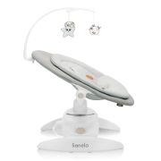 Balansoar, Lionelo, Mell, 2 in 1, Rotire 360 grade, Electric, Cu 3 moduri de leganare, Cu 5 trepte de viteza, Cu 3 pozitii de inclinare, Cu timer, 12 melodii si 2 sunete ale naturii, Pana la 9 kg, Bej BYNLO-MELL_BEIGE_SAND