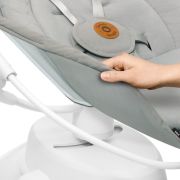 Balansoar, Lionelo, Mell, 2 in 1, Rotire 360 grade, Electric, Cu 3 moduri de leganare, Cu 5 trepte de viteza, Cu 3 pozitii de inclinare, Cu timer, 12 melodii si 2 sunete ale naturii, Pana la 9 kg, Bej BYNLO-MELL_BEIGE_SAND