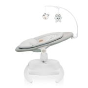Balansoar, Lionelo, Mell, 2 in 1, Rotire 360 grade, Electric, Cu 3 moduri de leganare, Cu 5 trepte de viteza, Cu 3 pozitii de inclinare, Cu timer, 12 melodii si 2 sunete ale naturii, Pana la 9 kg, Bej BYNLO-MELL_BEIGE_SAND